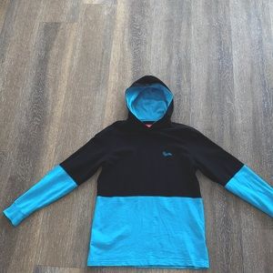 Supreme Hooded 2- Tone Top (Black)
